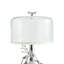 White Orchid Cake Stand with Dome