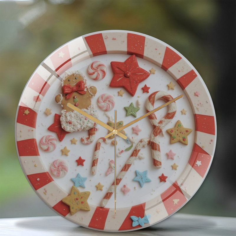 Horloge murale de Noël 12 pi