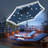 Oshiro 90'' Lighted Market Umbrella with Crank Lift-110559269