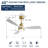 48'' 3 - Blade Classic Ceiling Fan With Remote Control And LED Light Kit Included-400240143-400240138