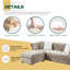 Canapé-lit modulaire en forme de L avec accoudoirs avec repose-pieds Asher-521606269