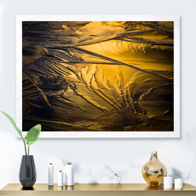 " Yellow And Gray Cold Ice "