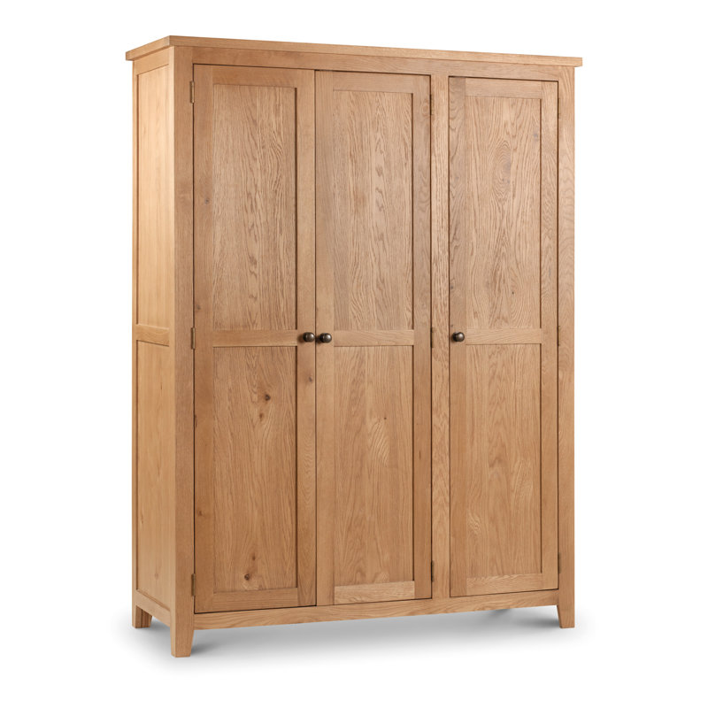 North Castle 3 Door Solid Wood Wardrobe