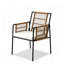 Chaises de patio pour 4 personnes avec coussins