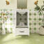 Ensemble de meuble-lavabo autoportant 20 po avec comptoir en céramique 20 po