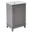 Meuble-lavabo de salle de bain avec lavabo en céramique - bois massif +, armoire de 20 po, charnières à fermeture en douceur, style élégant-1165349582-1165349587