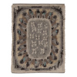 Vintage One-of-a-Kind 3'8X4'11 Hand Knotted Area Rug