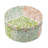 D10x5" Round Capiz Box Storage Box, Pink/Green/Blue