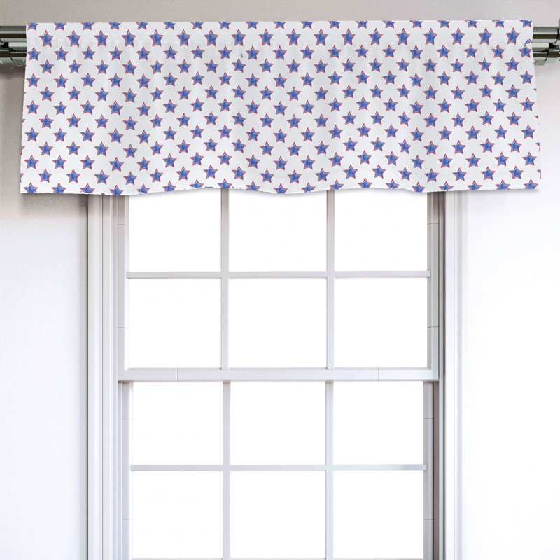Sateen Ruffled Window Valance