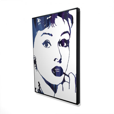 «Audrey Hepburn: Cigarillo» sur toile