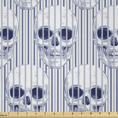 Cyenthia Skulls and Shapes Fabric