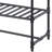Modern Rectangular Table With Industrial Elements, Oak And Sandy Black Table, Black, Practical Storage Drawers A Stable Structure