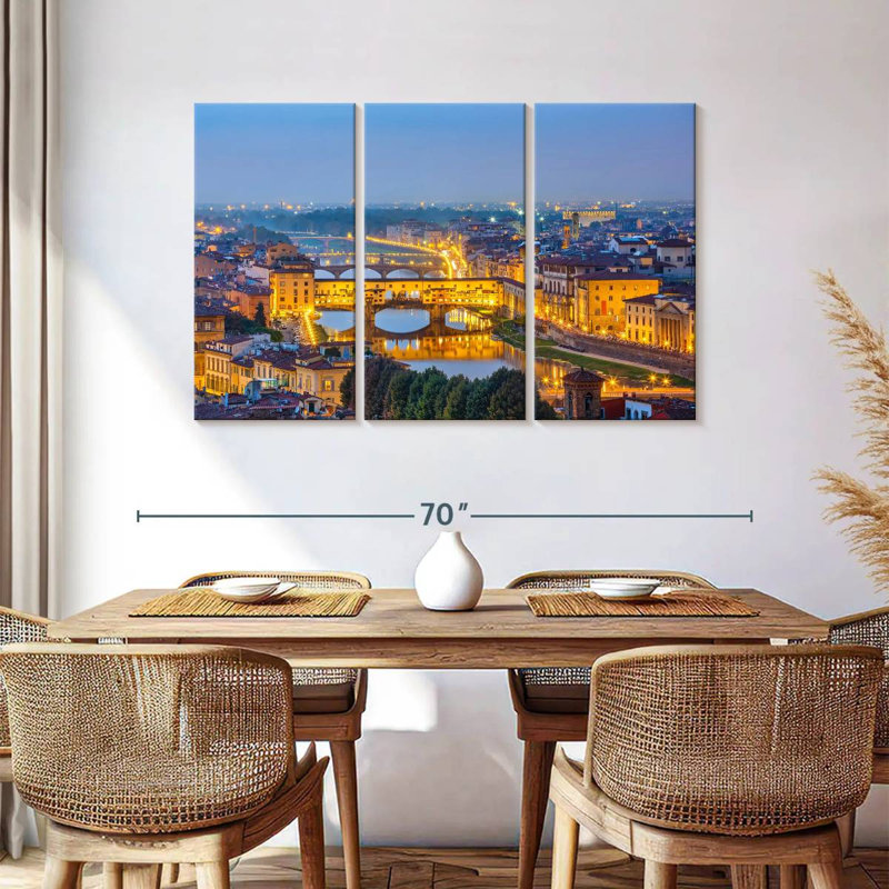 Sebbie Florence By Nightfall, 36" H x 57" W