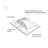 25"Wx22"D Solid Surface Resin Vanity Top with Sink-Durable, Easy-to-Clean, Built-in Overflow