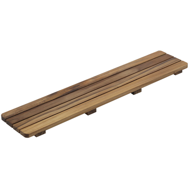 Groove Teak Drain Cover 32" Receptor