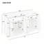 Buffet polyvalent avec plusieurs options de rangement pour chaque pièce