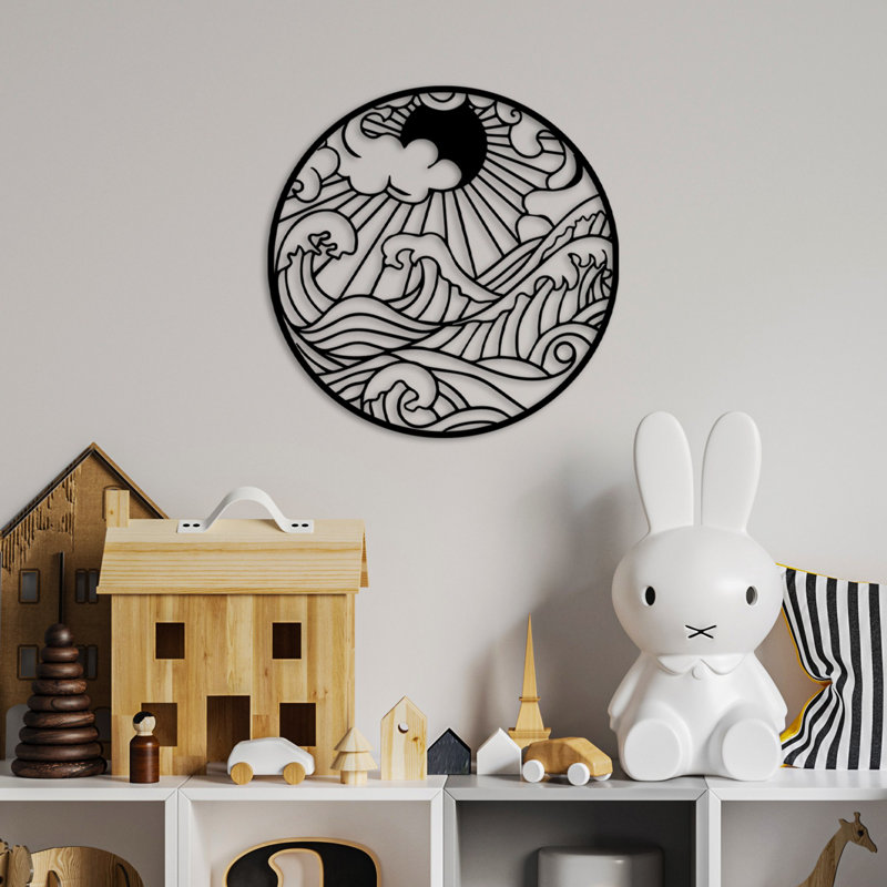 Accessoire mural décoratif en métal