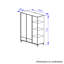Manufactured Wood Wardrobe