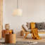 Ibiza Linen Drum Lamp Shade-604013874-604013824