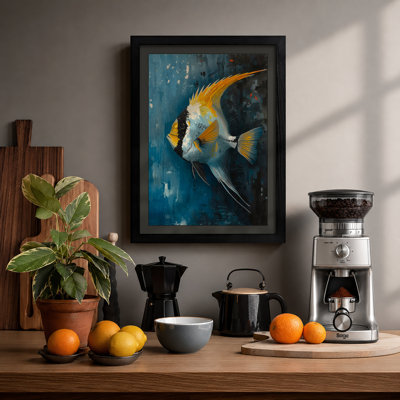 Masked Fish Modern - Framed Print
