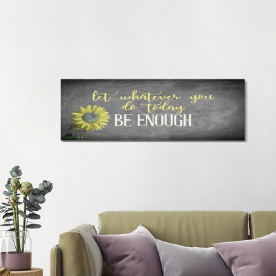Enough II by Kimberly Allen - Panoramic Print on Canvas