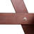 6 Person Round Picnic Table - Umbrella Hole 3 Built-In Benches Waterproof Backyard Decoration Brown For Benches, Hole, Weather , Brown, Garden Use-120996119