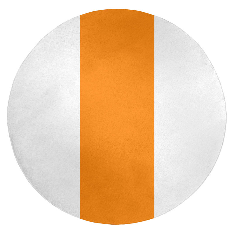 Chenille Indoor Rug, Round 5'