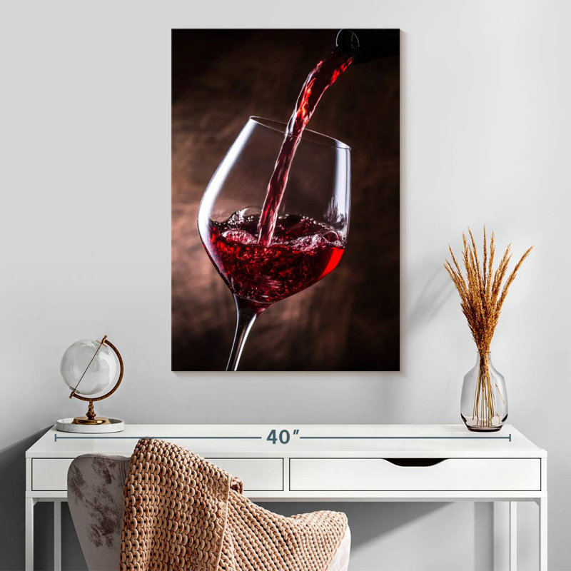 Yarlin Classic Red Wine, 30" H x 20" W