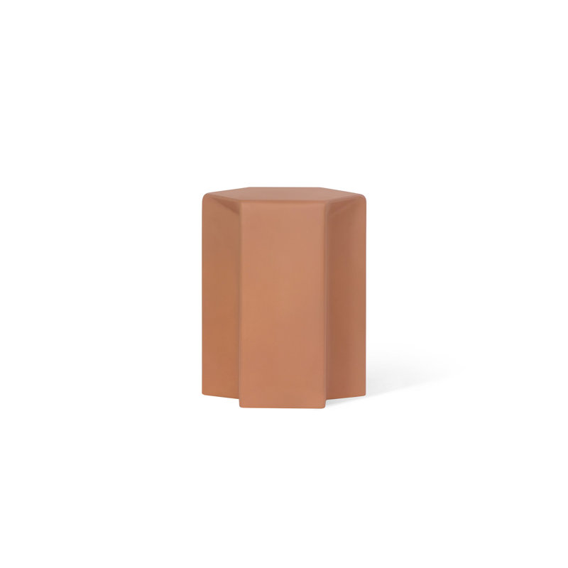 Cythnia End Table, Terracotta