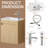 16” Bathroom Vanity Sink Combo For Small Space Wall Mounted Cabinet Set-1164776819