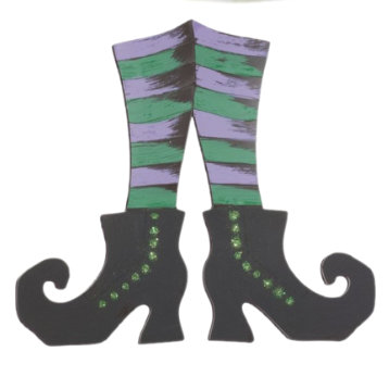 Figurine Witch Feet par Sally Dailey
