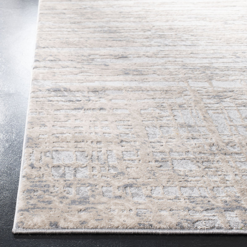 Tapis abstrait Keyra Performance, Rectangle 5 pi 3 po x 7 pi 6 po