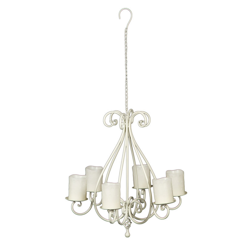 Iron Candelabra, White