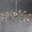 Lustre en cristal 18 lumières Burness-108834361