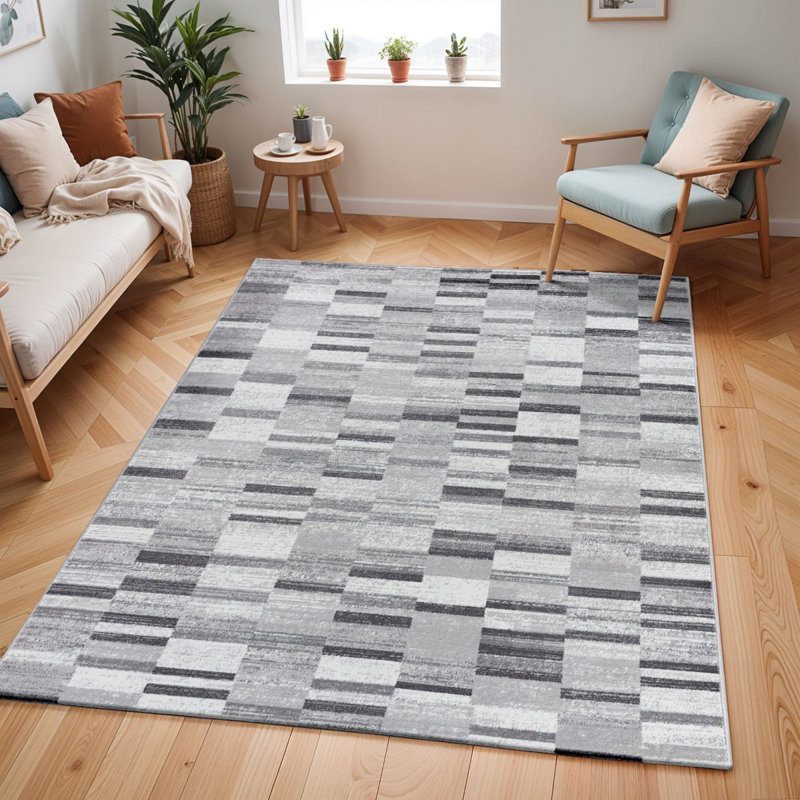 Beyanka Abstract Machine Tufted Area Rug, Rectangle 160 x 220 cm