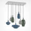 Mom Rectangular Chandelier 7 Pendants-513008923