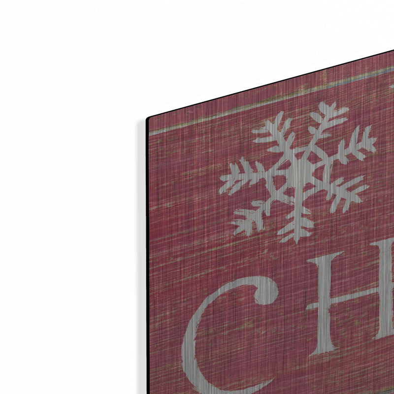 «Christmas Affinity III Red» par James Wiens, H 16 po x l 48 po