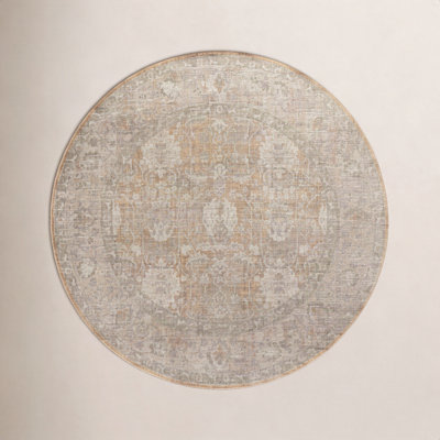 Chris Loves Julia x Loloi Rosemarie Oriental Gold/Sand Area Rug