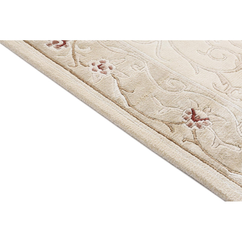 Tapis de couloir ivoire