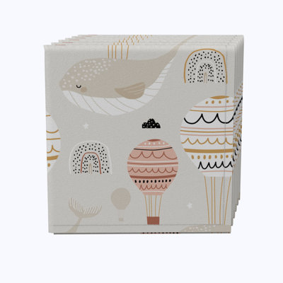 100% Cotton No Pattern Square Napkin