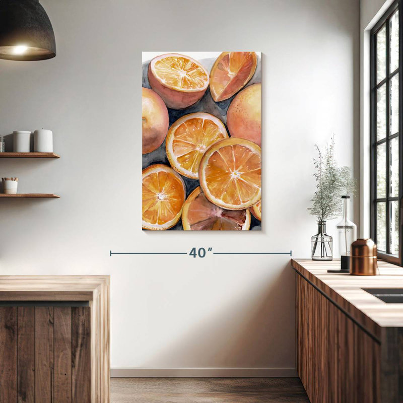 Yarlin Fruit Slices III, 39" H x 26" W