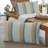 Striped Outdoor Reversible Throw Pillow-876171647