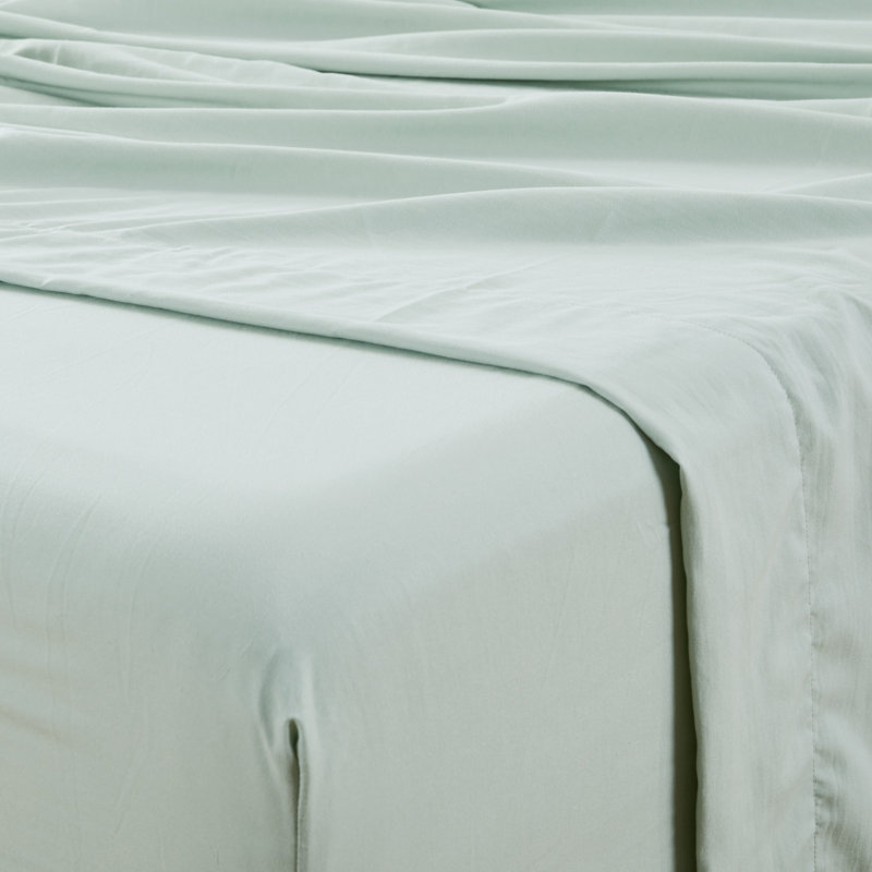 Ensemble de draps en micro-fibre, Vert sauge, Simple