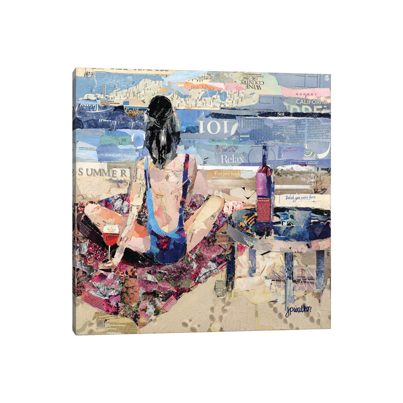 Wish You Were Her by Jamie Pavlich-Walker - Wrapped Canvas Painting, 45.72 cm H x 45.72 cm W