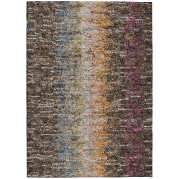 Machine Washable Indoor/Outdoor Bingel ACN2318 Casual Rug