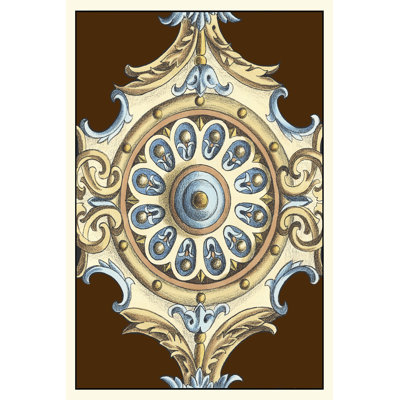 Ornamental Rosette II - Wrapped Canvas Art Prints