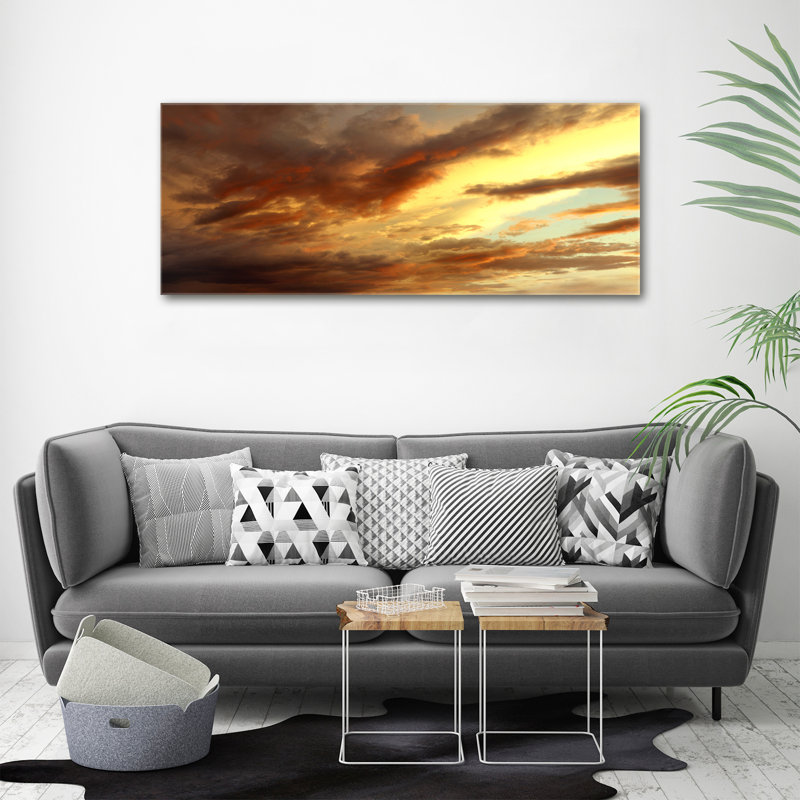 Sunrise - No Frame Print on Glass, Canvas, 50cm H x 125cm W x 2cm D