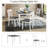 5-Piece Dining Table Set with 4 Chairs