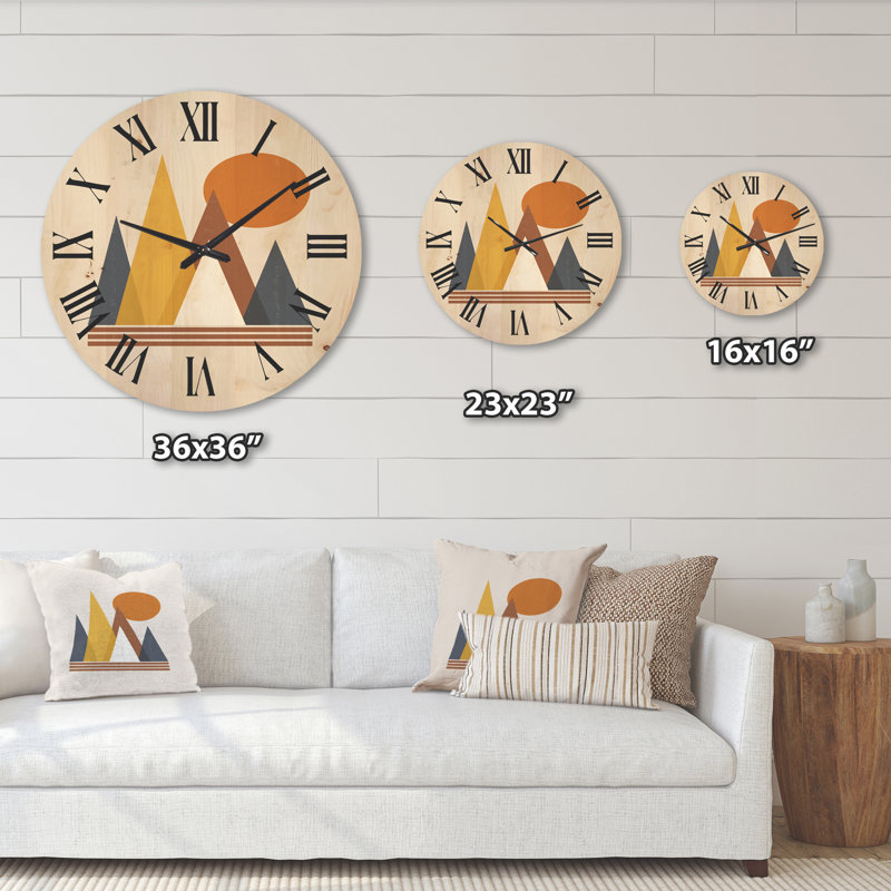 Horloge murale Mountain, Grand