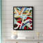 Toile encadrée de qualité supérieure Magnetic Color II - prête à être accrochée-727217557-727217553